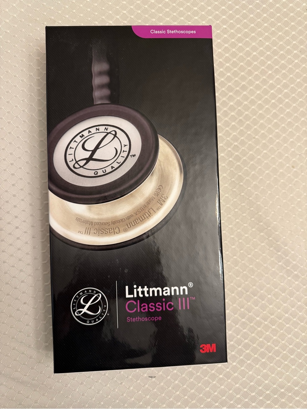 Littmann Classic III Stethoscope - Black and Silver
